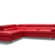 Ninfea Italy Comfort divano angolare rosso